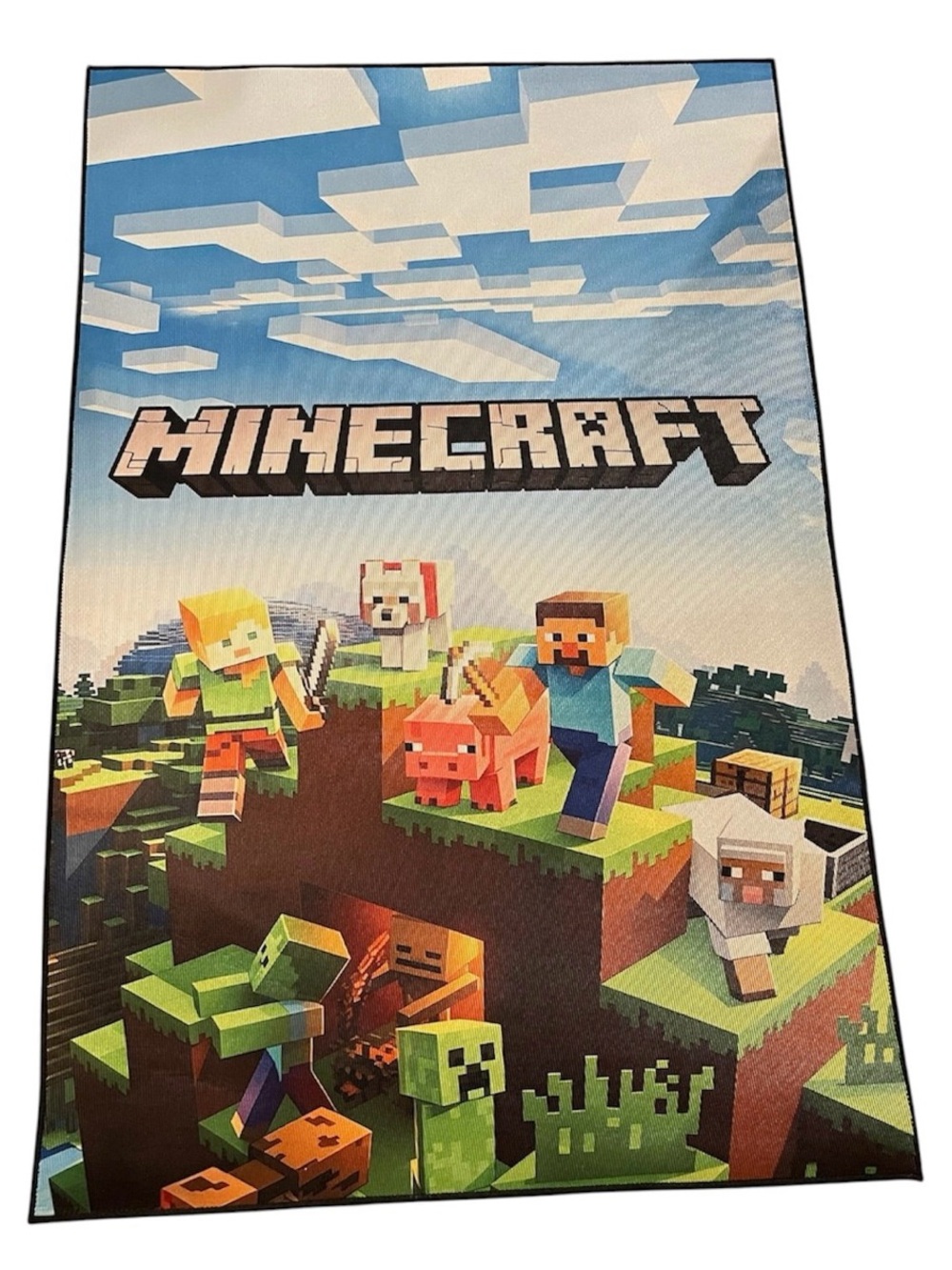 Minecraft 4ft x 3ft gamer rug